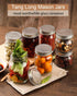 TANGLONG 8 oz Mason Jars Set of 24, Small Glass Jars with Lids for Spice, Jelly, Jam, Honey, Pickles, Wedding Favors
