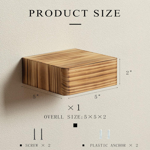 Freezing point Small Floating Shelf,Mini Wall Shelves for Kitchen Bedroom Living Room Bathroom Wall Decor Plant Display