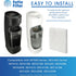 Fette Filter - Filter T Humidifier Wicking Filters for Honeywell HFT600T HFT600PDQ, Includes 2 Filters