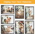 Mingting 10pcs 5x7 Magnetic Picture Frames for Refrigerator, Reusable Magnets Fridge Photo Sleeves for Refrigerator