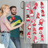 Hoteam 30 Pcs Valentine's Day Garage Door Magnets, Gnome Heart Love Refrigerator Magnetic Stickers for Decoration