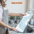 Silicone Baking Mat with Measurements, Pastry/Fondant/Dough Rolling Counter/Oven Liner Mat, 20''(W) x 28''(L) Blue