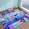 DINSUMRUG ABC Kids Rug for Playroom 59"39.4" Ocean Rug Baby Play Mat Alphabet
