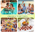 24 Pack Patelai Flower Pot Dessert Cups with Shovel Spoons Plastic Cake Desserts Cups for Farmers Market Construction