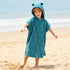 MissShorthair Towel Poncho for Kids, Hooded Beach Towel for Girl&Boy, Surf Poncho Swim Changing Robe Microfiber Bath