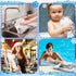 3 Pack Set Preboun Christmas Snowman Bathroom Towels Grey Winter Forest Hand Towels Snowflakes Bath Towels Cardinal
