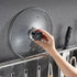 ASkinds Utensil Hanging Rack, Stainless Steel Wall Mounted Pot Pan Lid Holder for Kitchen Storage