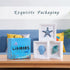 LODOCAVE 3D Art Beach Wall Decor - Coastal Decor Sets for Bedroom, Bathroom, Living Room