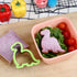 Elfkitwang Sandwich Cookie Cutters Set, Dinosaur, Heart, Star, Mouse, Sandwich Knife, Food Grade Cookie Mould (12 Pcs)