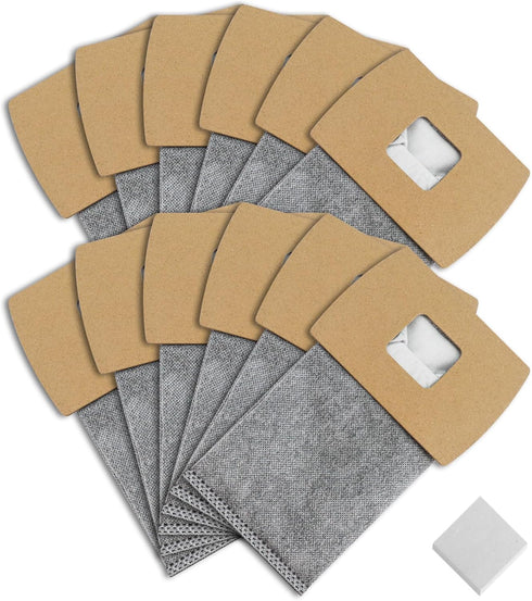 12 Pack Vacuum Bags Replacement - Fit for Oreck Handheld Vacuum Cleaner Models, Replaces Part # PKBB12OF