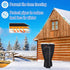 Glooglitter 2 25.2"x14" Pcs Electric Heated Outdoor Faucet Cover for Winter Freeze Protection Heating Hose Bib Covers