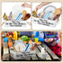 Cutlery Kitchen Utensil Holder Kit - Wooden Organizer for Plate, Cup, Fork, Knives, Spoon, Straws, Napkins