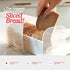 Tafura Bread Storage Container with Tray, Plastic Box with Airtight Lid, Loaf Keeper for Homemade Bread, BPA Free.