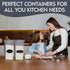 Kitchen Pantry Organizers and Storage - Airtight Food Storage Container Set, 14 Pcs BPA Free Plastic Dry Food Canisters