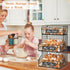 Countertop 3 Countertop/Wall-Mounted, keomaisyto Egg Holder with Nameplate to Separate Eggs, Tier Stackable Wire