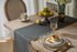 36 Inches 13x36 Inches, ZeeMart Graphite Grey Table Runners Long, Burlap Linen Style Rustic Farmhouse Table Runner