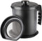 Ourokhome Bacon Grease Container with Strainer, 1.6 L Iron Kitchen Oil Storage Can for Hot Frying Oil