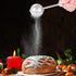 XVBITOR 18/8 Sugar Shaker, Powdered Sugar Shaker Duster with Stainless Steel Fine Mesh Dispenser Sugars and Spring