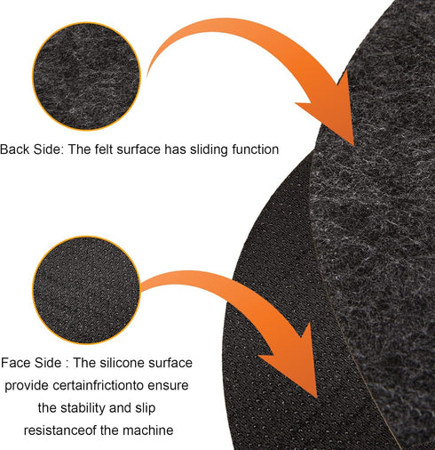 Oval Slow Cooker Heat Resistant Mat for 6-8 Quart, Silicone Countertop Protector, Appliance Slider Mat for