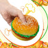 6 CroBlissful Pcs Artificial Hamburgers Realistic Fake Food Bread Model Photography Prop for Kitchen Food Fake Display
