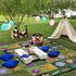 Supfitness (60 80") Sandproof,3-Layer Packable Extra Large Picnic Blankets Waterproof Foldable "x Beach Blanket