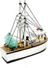 68698 6.25 Inch Chesapeake Bay Wood Shrimp Fishing Boat Nautical Decor