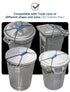 ENCASED Trash Can Lock for Animals, Heavy Duty Bungee Cord Outdoor Garbage Lid Lock (Trash Can Not Included)