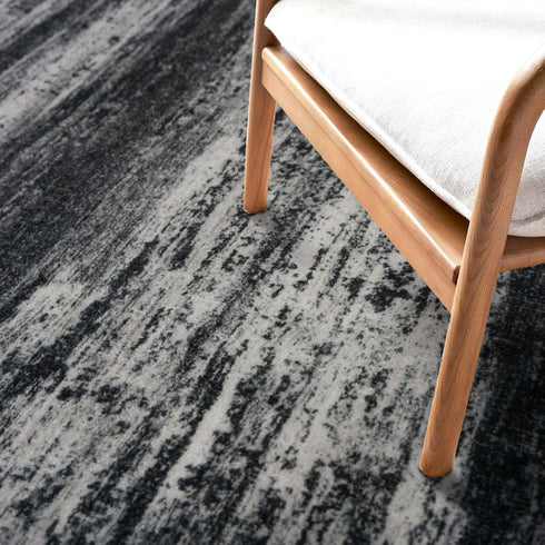 KOZYFLY Modern Abstract Kitchen Runner Rug, 2x5 Washable Non-Slip Soft Striped Carpet for Entryway, Bathroom, Laundry