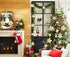 Geefuun 28PCS Christmas Tree Decorations: Gold Glitter Poinsettias Artificial Flowers Ornaments with Clips