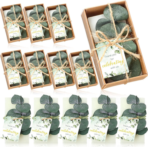 24 Sets Mini Eucalyptus Handmade Soaps Wedding Soap Bulk Party Gifts Baby