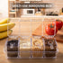 XJMWXHFC 4 Clear Seasoning Box, Pieces Seasoning Rack Spice Pots, Storage Container Condiment Jars Acrylic Seasoning