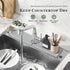 Quick Dry Sink Splash Guard, 15.75"Instant Dry Stone Sink Tray around Faucet, Faucet Mat for Kitchen Sink, Diatomaceous Earth Sink Faucet Mat for Kitchen Countertop Bathroom, Gray