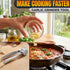 37 Stainless Steel Garlic Press - Ginger Mincer with Built-In Studs for Maximum Extraction, for Garlic, Ginger and Soft