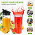 Blender Replacement Parts for Ninja, 3 Pack 16oz Cups with To-Go Lids for Nutri Ninja Compact Personal Blender