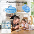 14-Pack Humidifier Tank Cleaner Blue Small Submarine, Fit for Most Humidifiers and Fish Tanks, Purifies Water, Prevents Hard Water Build Up, Eliminates White Dust and Odours