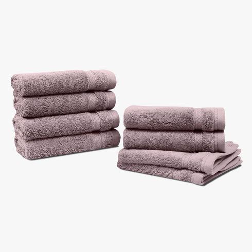 1888 625 100% Pack 4 Set, Mills GSM Premium Cotton Washcloths of Luxury Washcloth Highly Absorbent & Quick-Dry Plush