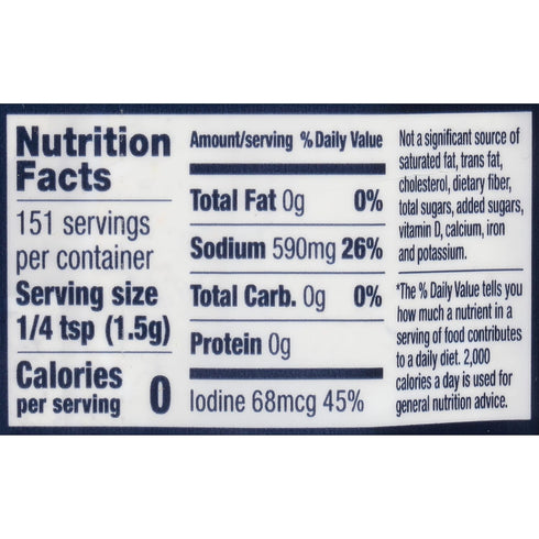 Morton Iodized Salt Shakers, 2 Count