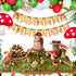 43 JeVenis PCS Mushroom Birthday Banner Party Decoration Mushroom Balloon Garden Party Birthday Banner Fairy Woodland