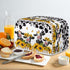 UNICEU Sunflower Farm Cow Animal 2 Slice Quilted Toaster Cover, Dustproof Kitchen Small Appliance Cover