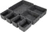 Desk Drawer Organizer Tray Dividers Set, 7 Pack Grey Felt Storage Bins for Kitchen, Bathroom, Office