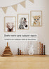 Set 6 8"x10" KIU DESIGNS Nursery Wall Art - Unframed Safari Nursery Decor - of Animal Wall Decor Gift for Baby - Safari