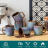16 oz Set 6, vancasso Coffee Mugs of Large Ceramic Mug with Handle, Unique Glaze Coffee Cups for Latte, Cappuccino