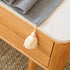 63" 19.7" Modern Coffee Table Cover with Pockets, Scratch-Resistant Coffee Table Runner for Winter & Spring, Warm Soft