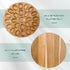 Countertop Lounsweer Reversible Wood Deviled Egg Platter and Charcuterie Board Thicken Tray Refrigerator Chicken Egg