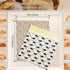 13x17in (2 Pack) Reusable Beeswax Bread Bags for Homemade Sourdough: XL Eco-Friendly Plastic-free Food Storage |