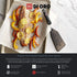 DI ORO Silicone Fish Spatula - Nonstick Cookware, 600°F Heat-Resistant, BPA Free, Slotted Thin Egg Flipper (Black)