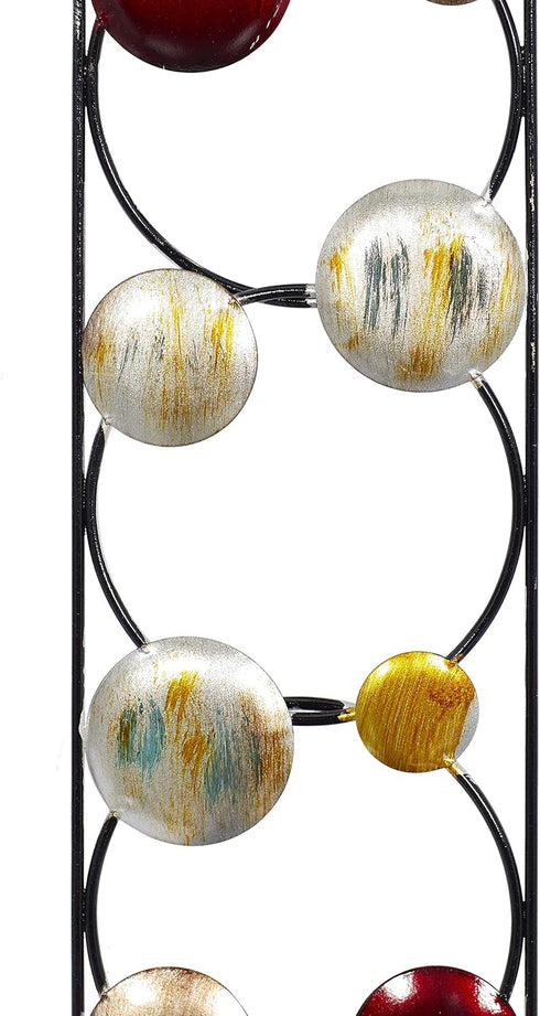79 Set 2 5"W, 24"H, Deco Metal Solid Wall Sconce, of Brown