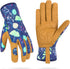 Women's Leather Gardening Gloves, Thorn Proof Garden Gloves for Digging, Planting, and Pruning