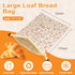 2 PACK Fresh,13''17'', 02 Beeswax Sourdough Bread Bags for Homemade Bread, Reusable Cotton Beeswax Bread Bag Portable