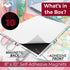 Magnetize Memories with 10 Pack 8x10 in Adhesive Photo Magnets, Peel and Stick for Crafts and Gifts